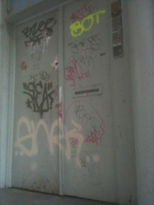 David Langs Haustür