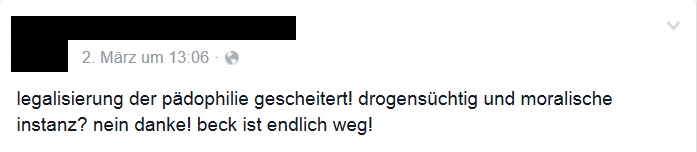 Eines von vielen Postings eines bekannten Streichquartettcellisten