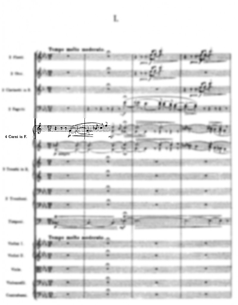 Siebelius - Fünfte Sinfonie (Anfang)