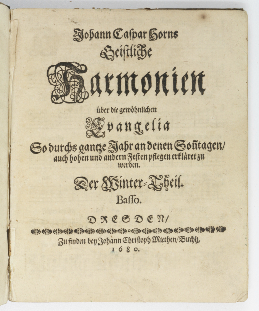300 Jahre Johann Kaspar Horn oder KomponistenMediziner im Überblick